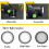 Head Torches Outdoor Headlight Flashlight Headlamp 6