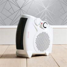 Fine Elements Flat Upright Portable Electric Fan Heater 2000W