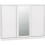 Seconique Nevada 3 Door Sliding Wardrobe White Gloss 10
