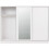 Seconique Nevada 3 Door Sliding Wardrobe White Gloss 7