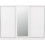 Seconique Nevada 3 Door Sliding Wardrobe White Gloss 4
