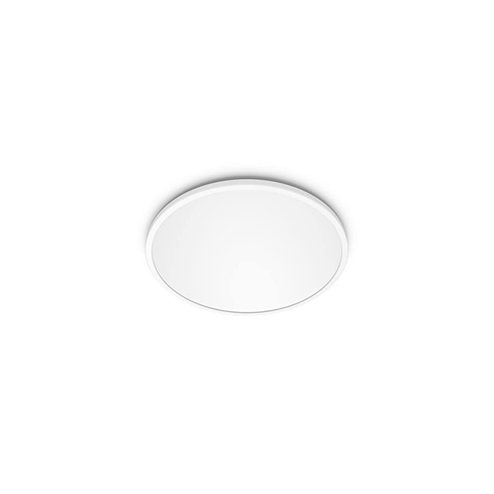 Philips Led Superslim Sceneswitch Dimmable Ceiling Light 2700K 18W Ip44 [Warm White - White] For Indoor Home Lighting In Livingroom, Bedroom, Bat
