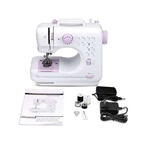 12 Stitch Multi-Function Sewing Machine, Household Sewing Machine, Electric Sewing Machine, Portable Sewing Machine,Double-line Two-Speed Reverse 1