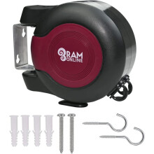 Ram® 30 metre Retractable Reel Clothes Lines Washing Line