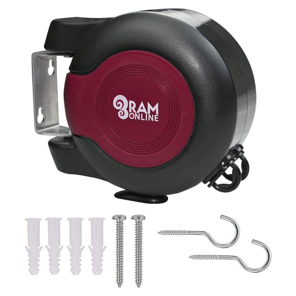 Brand: Ram Online Ram® 30 Metre Retractable Reel Clothes Lines Washing Line