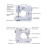12 Stitch Multi-Function Sewing Machine, Household Sewing Machine, Electric Sewing Machine, Portable Sewing Machine,Double-line Two-Speed Reverse 4