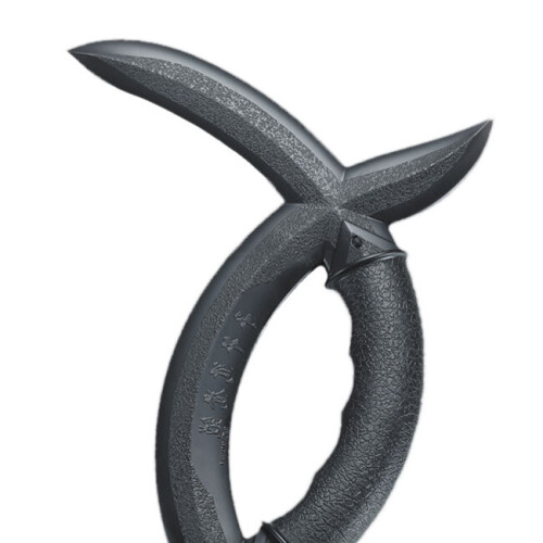 PLAYWELL BLACK POLYPROPYLENE WUSHU MERIDIAN AXE COUPLE 1