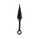 PLAYWELL BLACK POLYPROPYLENE THROWING KNIFE DAGGER 1