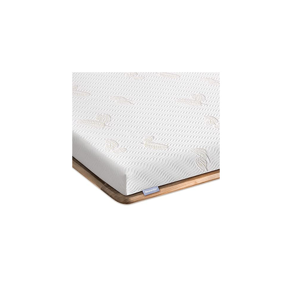 Newentor Dual-Layer Memory Foam Mattress Topper - Generous Thickness Mattress Topper Double Bed with Back Support - Mattress Topper for Sofa Bed