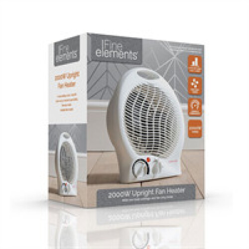 Fine Elements Upright Light And Portable Fan Heater 2000W 2