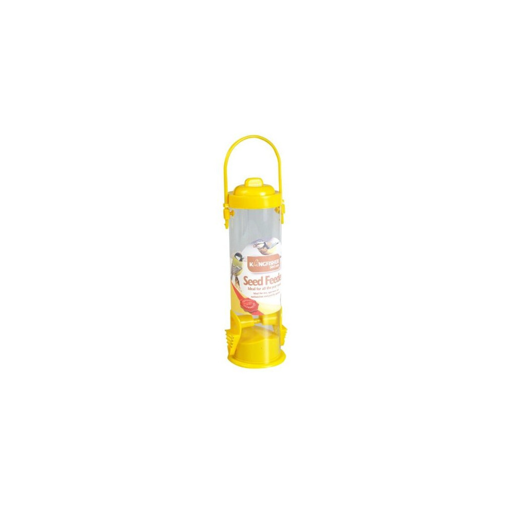 Kingfisher BF011 Standard Bird Seed Feeder - Yellow