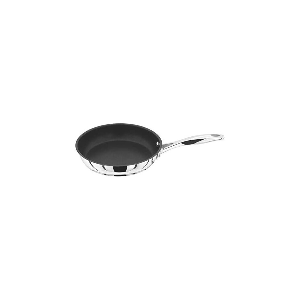 Stellar 7000 S713 Stainless Steel Teflon Non-Stick Frying Pan 20cm, Induction Ready, Oven Safe - 10 Year Non-Stick Warranty