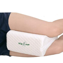 Big Ant Knee Pillow With Elastic Strap Orthopedic Memory Foam Leg Rest Pillows for Sleeping On Side / Pregnancy / Lower Leg / Back / Hip and Knee