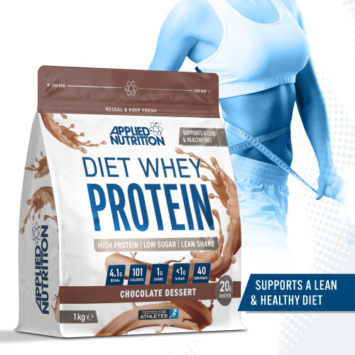 Applied Nutrition Diet Whey Protein Powder 1kg - Chocolate Dessert 2