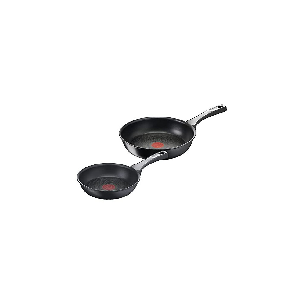 Tefal G2599002 Unlimited ON Non-Stick 20 cm and 26 cm Non-Stick Frying Pan's /PFOA free/ Suitable for all hobs including Induction / Thermo Signa