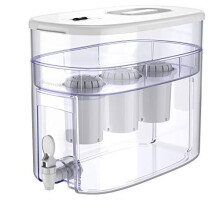 pH Recharge 3F Alkaline Countertop Water Filter Dispenser - 3.3 Gallons Water Jug Dispenser - Removes Fluoride Chlorine & Impurities - Improves W