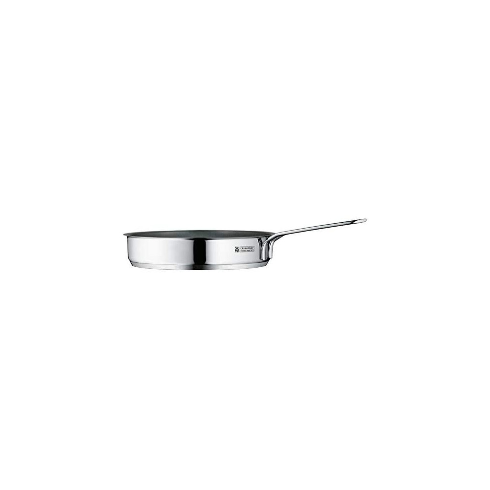 WMF Mini Frying Pan, Coated, Small, 18 cm, Cromargan Polished Stainless Steel, Induction, Stackable, Ideal for Small Portions or Single Household