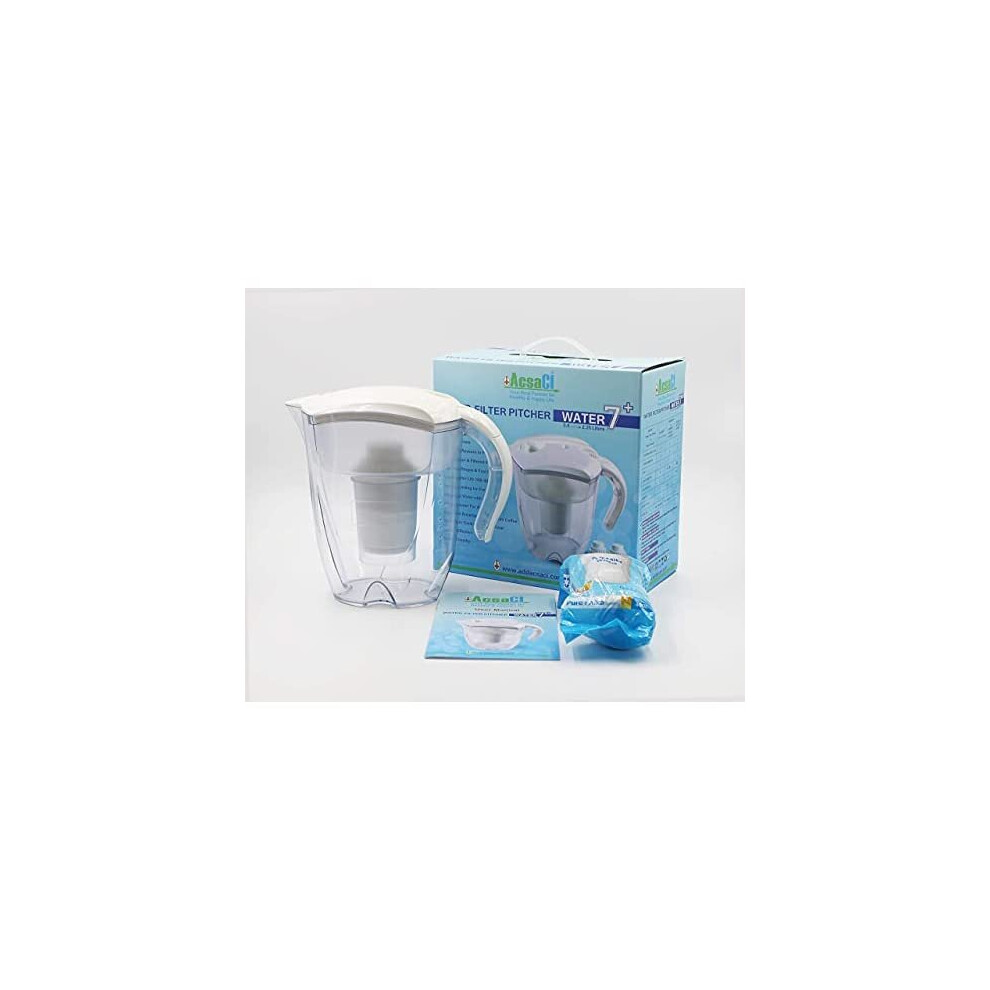 AddAcsaCI Water 7+ Alkaline & Fluoride Water Filter JUG