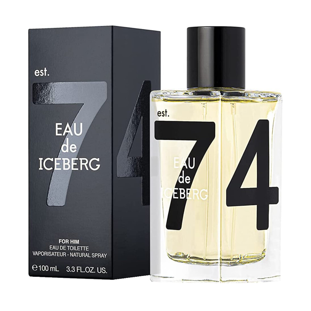 Iceberg Eau De 74 Pour Homme Eau De Toilette For Men 100 Ml - Image 5