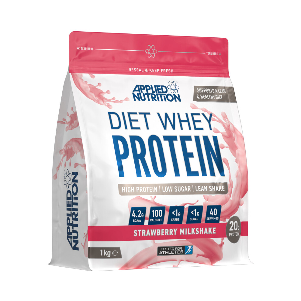 Applied Nutrition Diet Whey Protein Powder 1Kg - Strawberry Milkshake