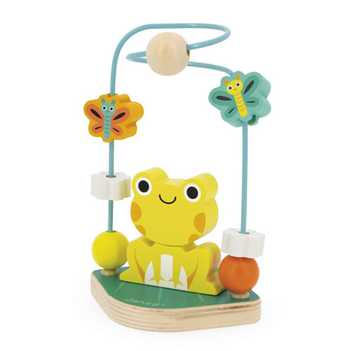 Janod Janod Tropik Frog Loop-The-Loop - Plush Soft Toy 1