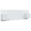 VidaXL vidaXL Bed Headboard with Cabinets White Engineered Wood Floating Nightstand 3