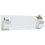 VidaXL vidaXL Bed Headboard with Cabinets White Engineered Wood Floating Nightstand 3