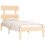 VidaXL vidaXL Solid Wood Bed Frame 90x200 cm Bedroom Wooden Bedstead Platform Bed 3