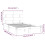 VidaXL vidaXL Bed Frame Bed Base Wooden Platform Bed Solid Wood 150x200 cm King Size 6