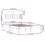 VidaXL vidaXL Bed Frame Bed Base Wooden Platform Bed Solid Wood 150x200 cm King Size 4