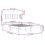 VidaXL vidaXL Solid Wood Bed Frame Grey 200x200 cm Wooden Bedstead Platform Bed Frame 4