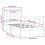 VidaXL vidaXL Bed Frame Bed Base Wooden Bed Black Solid Wood 75x190 cm Small Single 4