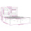 VidaXL vidaXL Bed Frame Bed Base Wooden Platform Bed Solid Wood 135x190 cm Double 6