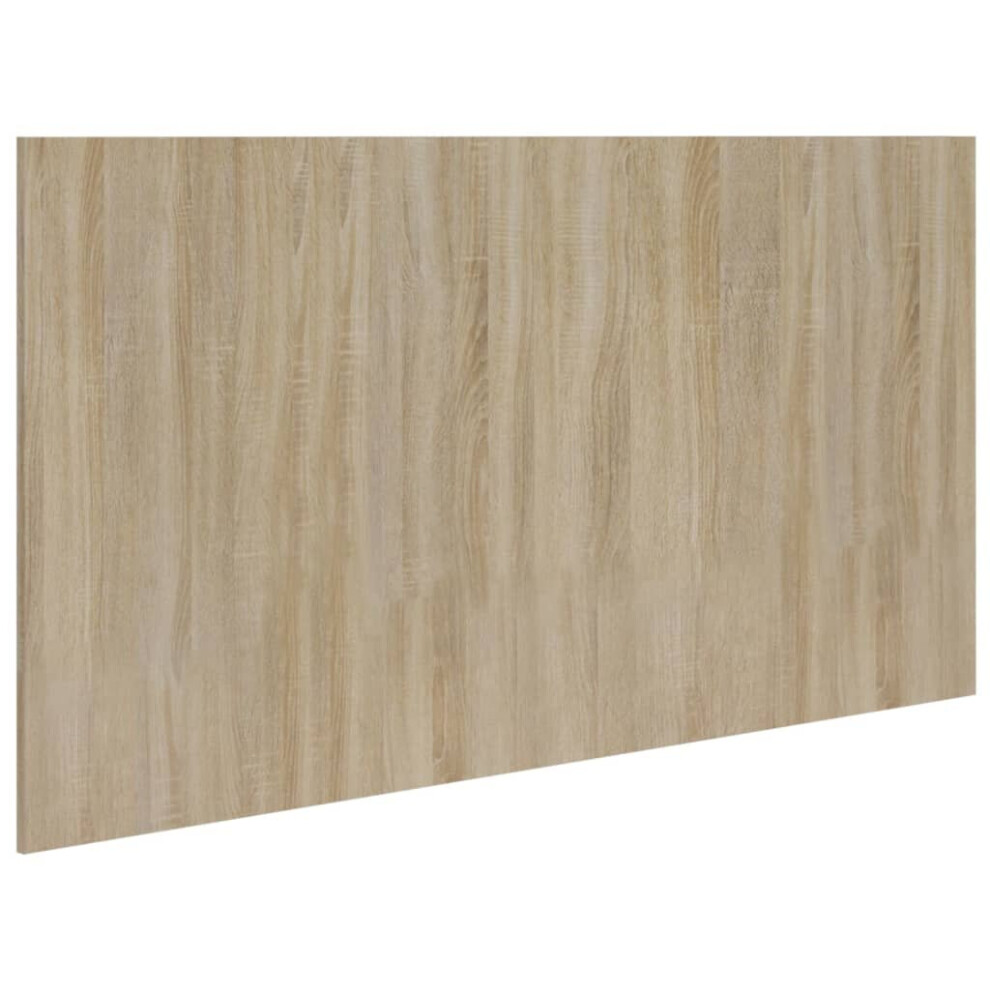 Vidaxl Bed Headboard Sonoma Oak Engineered Wood Wall Bed Header Headboard