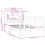 VidaXL vidaXL Bed Frame Bed Base Platform Bed Black Solid Wood 75x190 cm Small Single 4