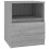 VidaXL vidaXL Bedside Cabinet Grey Sonoma Engineered Wood Nightstand End Side Table 1
