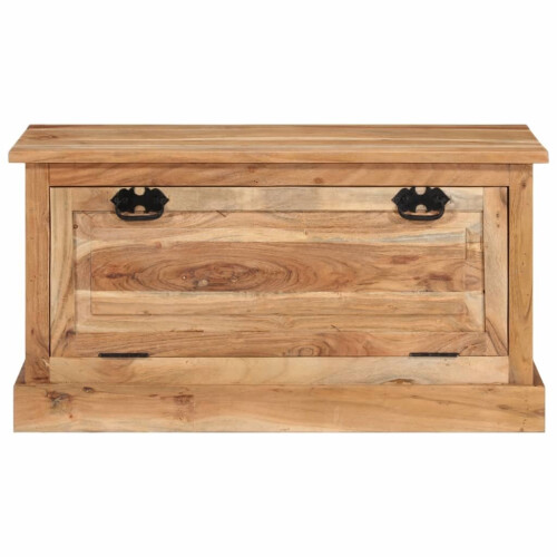 VidaXL vidaXL Solid Acacia Wood Shoe Storage Bench Entryway Hall Bench Shoe Cabinet 1