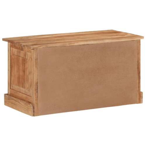 VidaXL vidaXL Solid Acacia Wood Shoe Storage Bench Entryway Hall Bench Shoe Cabinet 2