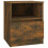 VidaXL vidaXL Bedside Cabinet Smoked Oak Engineered Wood Nightstand End Side Table 1