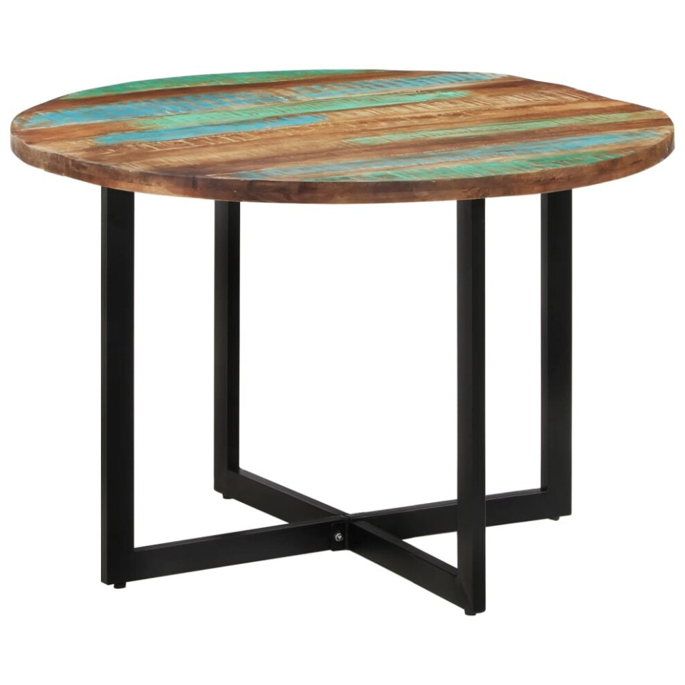 Vidaxl Dining Table Solid Wood Reclaimed Kitchen Counter Side Dinner Table