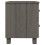 VidaXL vidaXL 2x Bedside Cabinets HAMAR Light Grey 40x35x44.5cm Solid Wood Nightstand 4