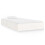 VidaXL vidaXL Solid Wood Bed Frame White 100x200 cm Bedroom Wooden Bedstead Bed Base 1