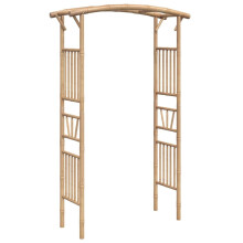 vidaXL Rose Arch Bamboo Garden Arbour Pergola Planter Patio Plant Support