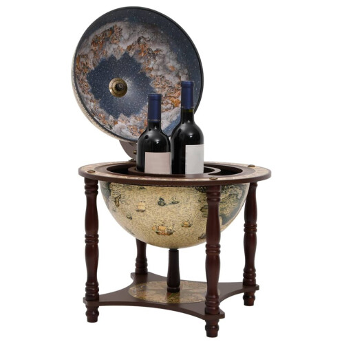 VidaXL vidaXL Globus-Bar Braun Massivholz Eukalyptus 1
