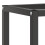 VidaXL vidaXL Work Bench Frame Matte Black and Matte Red Metal Table Frame Bracket 6