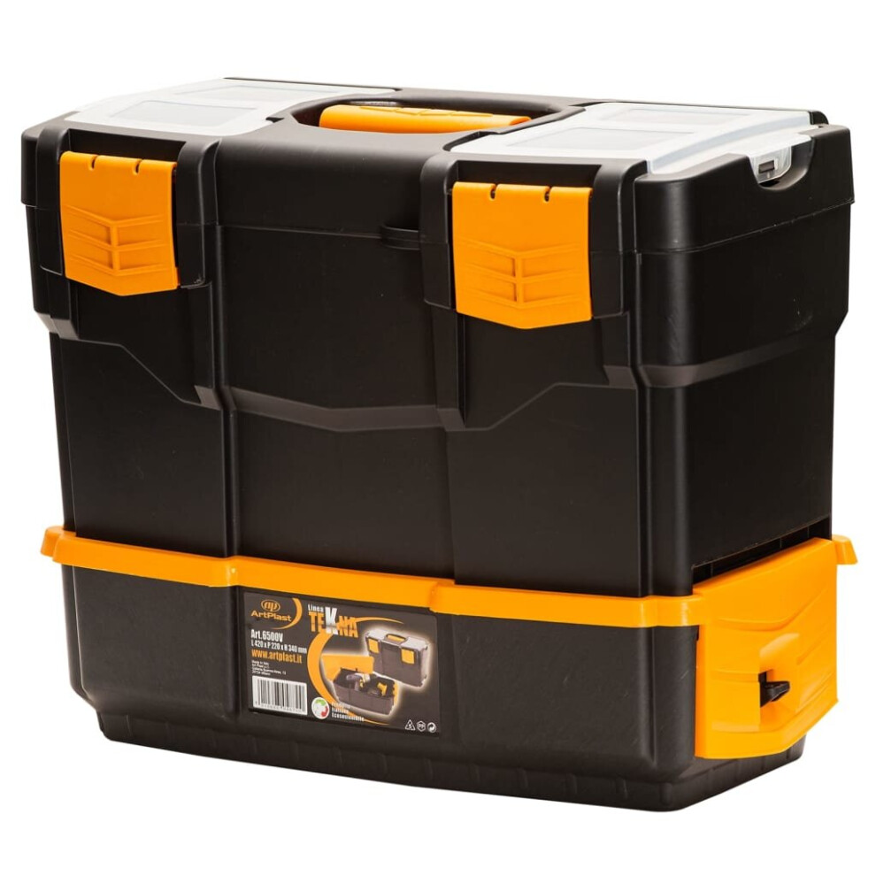Vidaxl Tool Box Stackable Storage Box Tool Organizer Storage Case Tool Case Pp