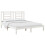 VidaXL vidaXL Solid Wood Pine Bed Frame White 160x200 cm Wooden Bedstead Bed Base 3