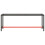 VidaXL vidaXL Work Bench Frame Matte Black and Matte Red Metal Table Frame Bracket 3