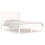 VidaXL vidaXL Bed Frame Bed Base Wooden Bed White Solid Wood 120x190 cm Small Double 2