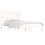VidaXL vidaXL Bed Frame Bed Base Wooden Bed White Solid Wood 120x190 cm Small Double 3